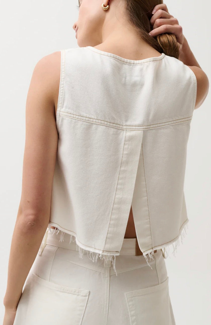 Pistola Rue Swing Top in Off White