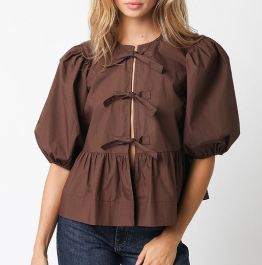 Kacey Puff Sleeve Top