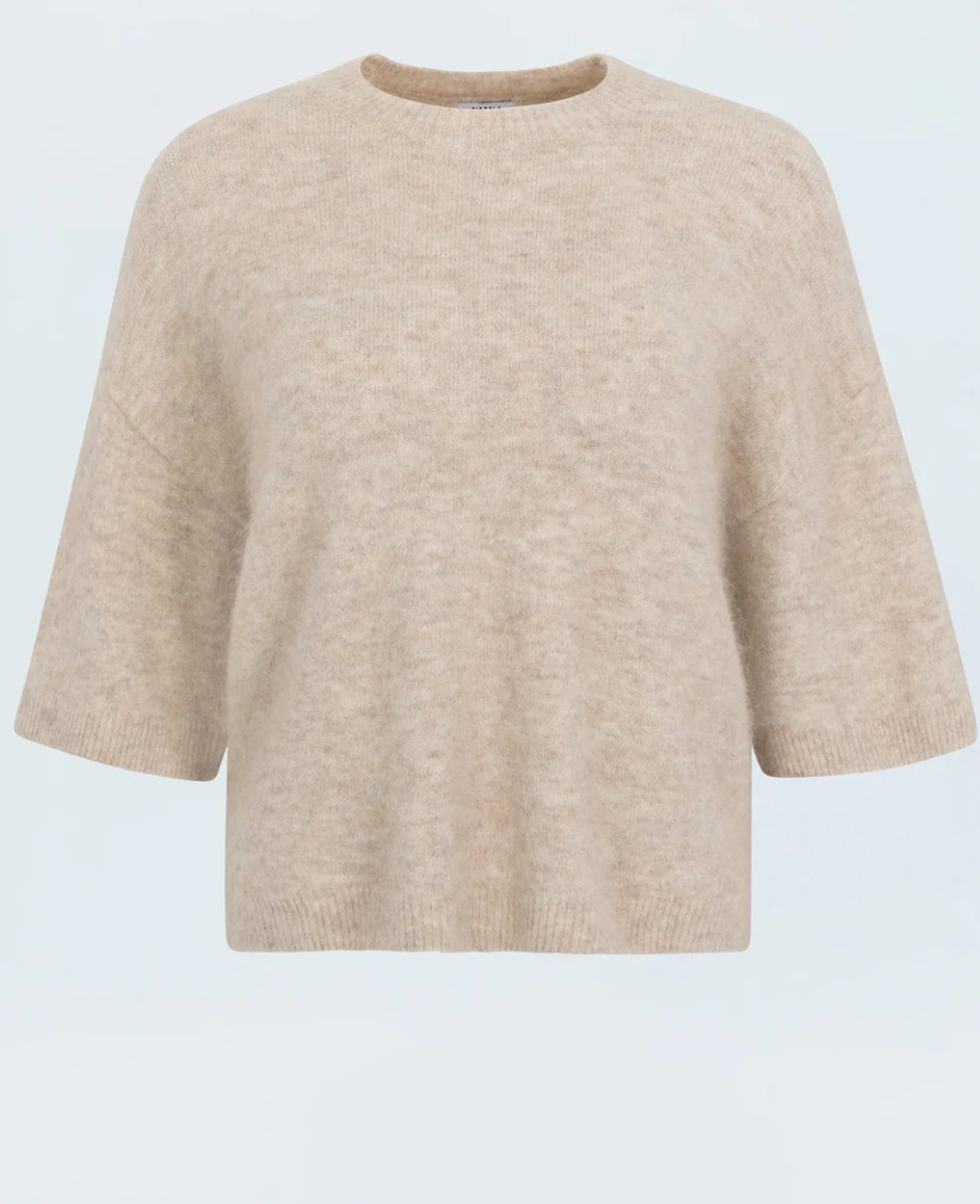 Pistola Shiloh Short Sleeve Crew Neck in Oatmeal