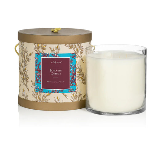 Seda France Japanese Quince Classic Toile 88 Ounce Candle