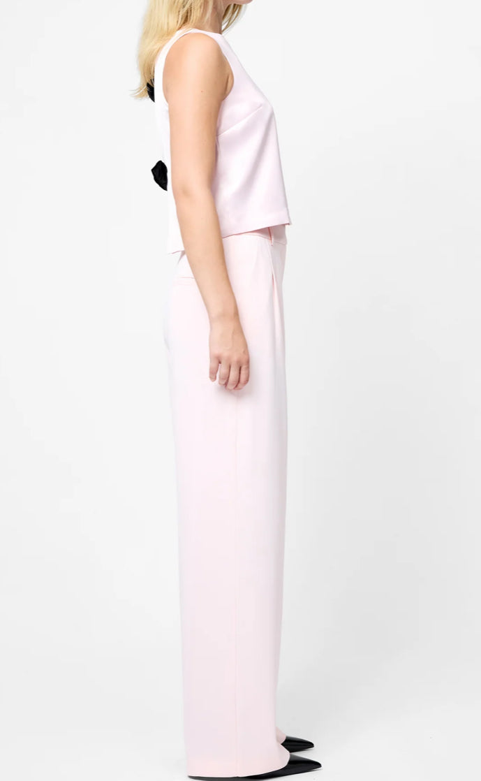 French Connection Harrie Sutting Trouser in Soft Blush