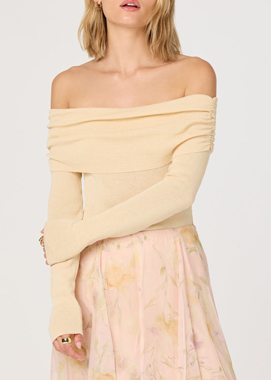 ASTR Kylin Sweater in Buttercream