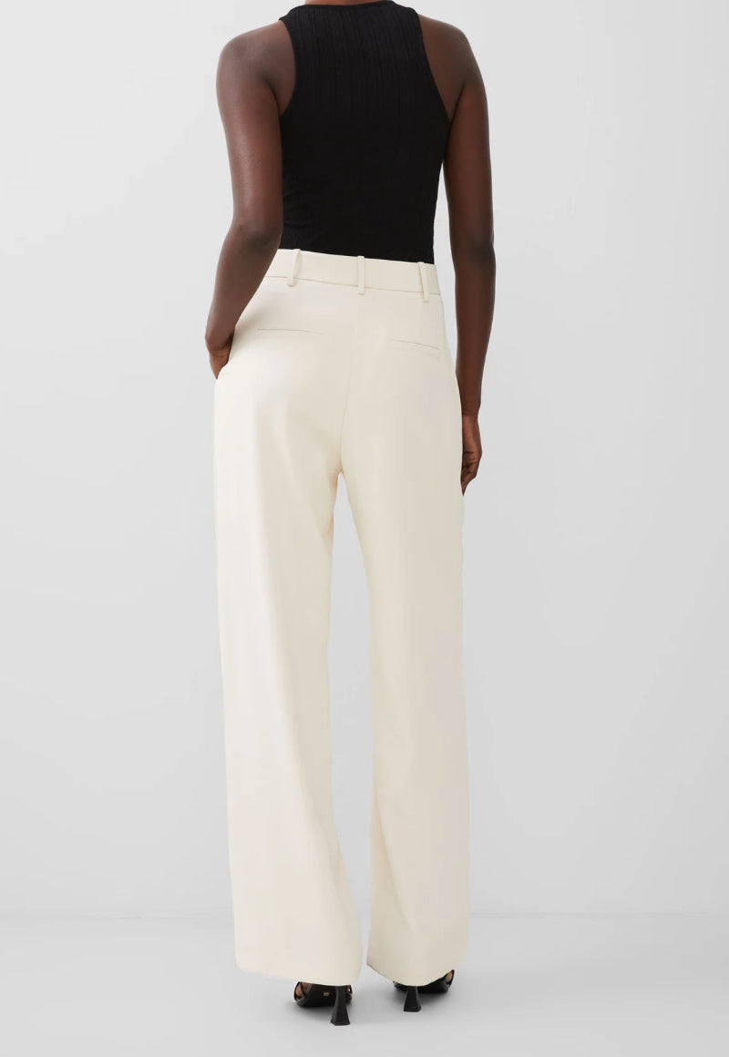 French Connection Harrie Sutting Trouser in Classic Cream