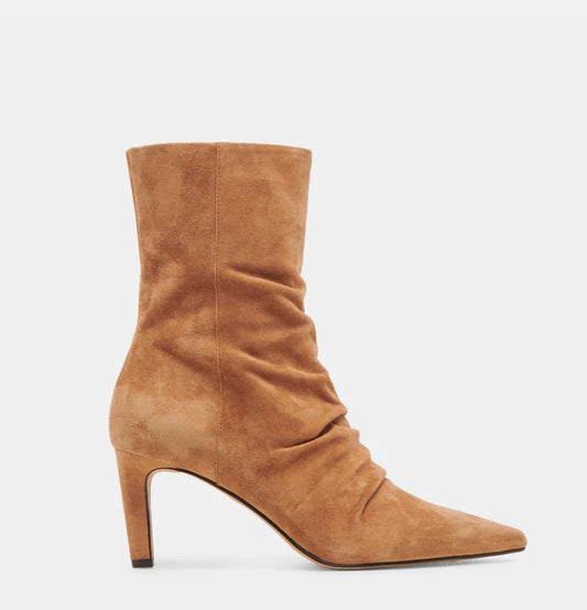 Dolce Vita Fernly Bootie in Pecan Suede