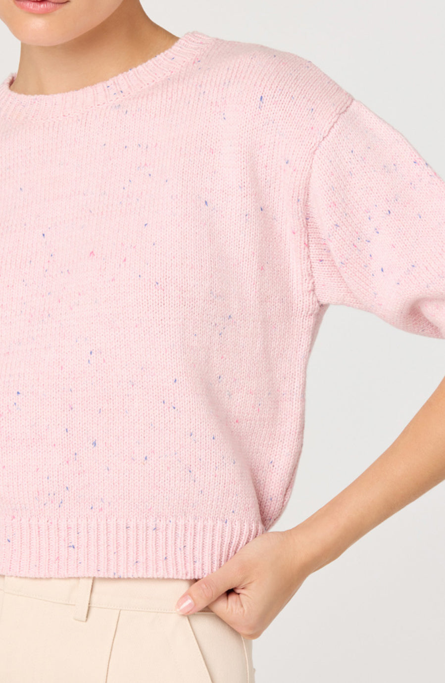 ASTR Colette Sweater in Pink