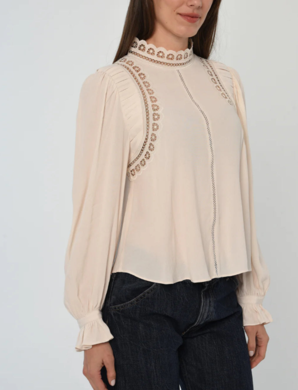 Love The Label Fiona Top in Ivory