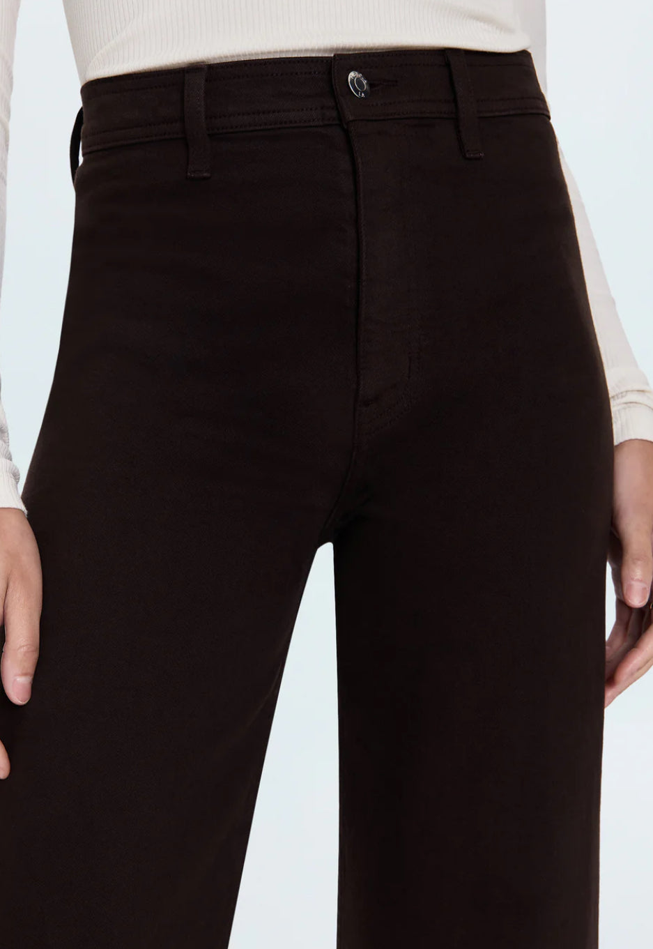 Pistola Penny High Rise Wide Leg Jean in Mocha
