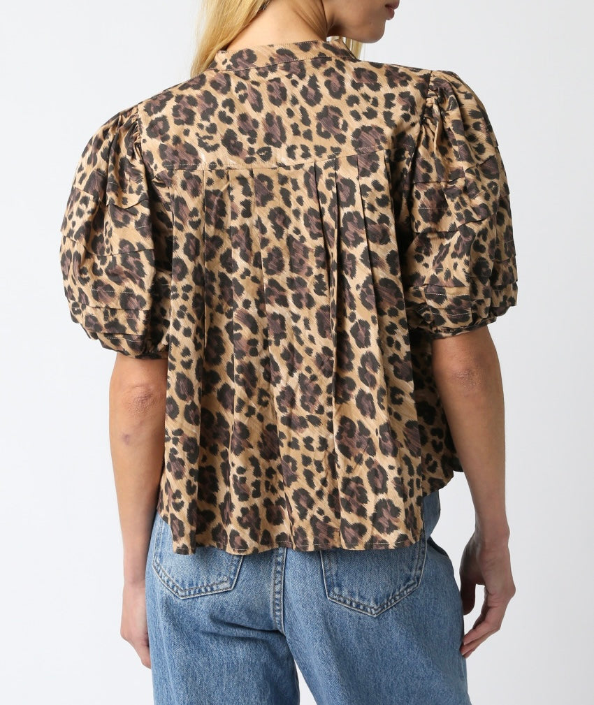 Truman Leopard Blouse