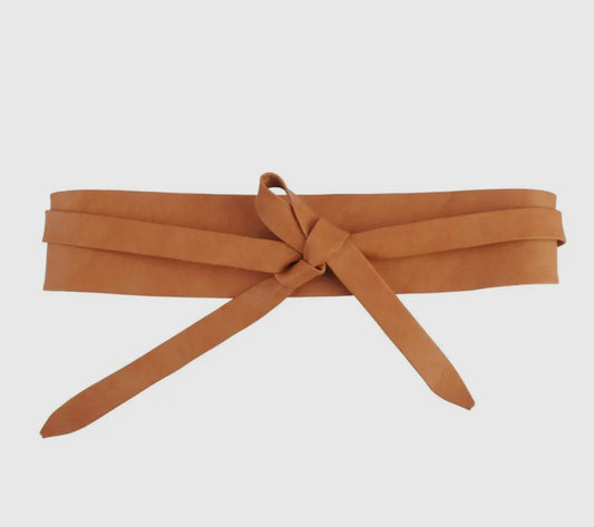 Serena Wrap Belt in Camel