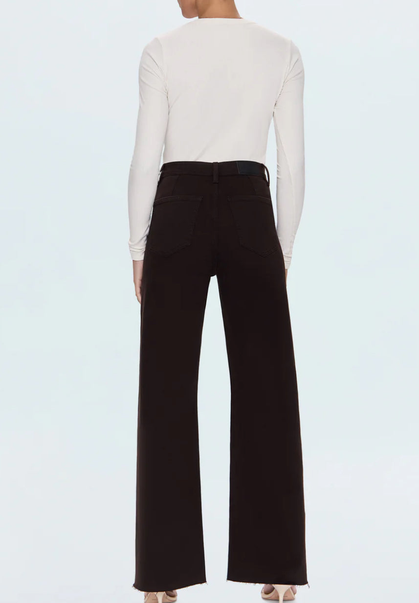 Pistola Penny High Rise Wide Leg Jean in Mocha