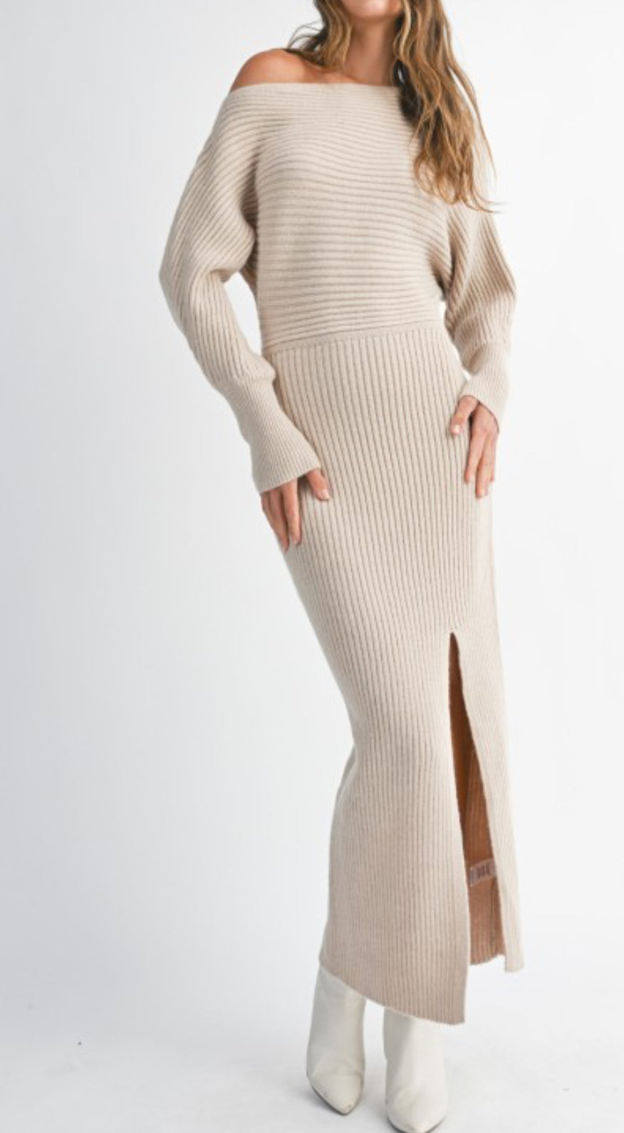 Aldridge Ribbed Midi Dress