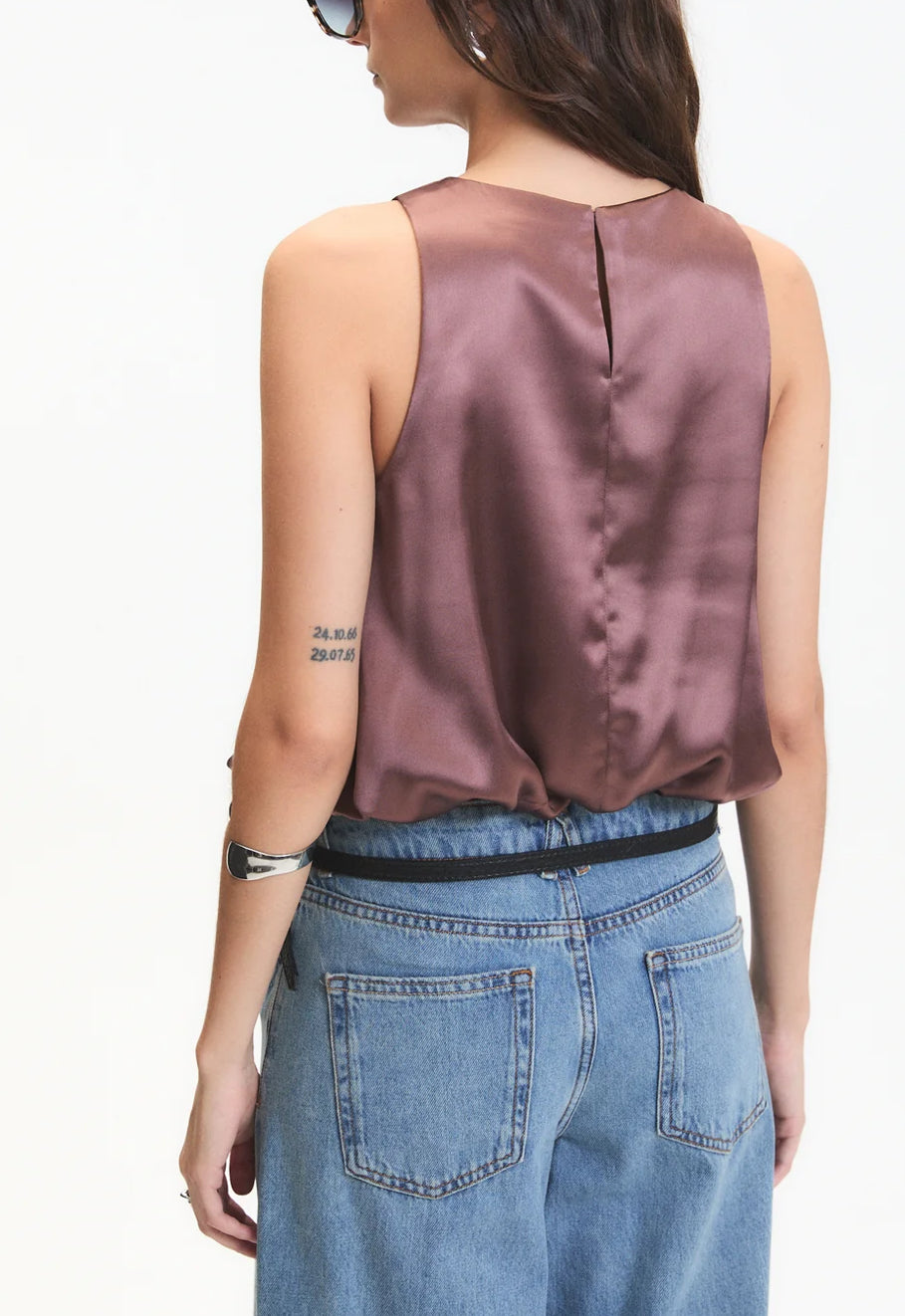 Deluc Leonard Top in Taupe