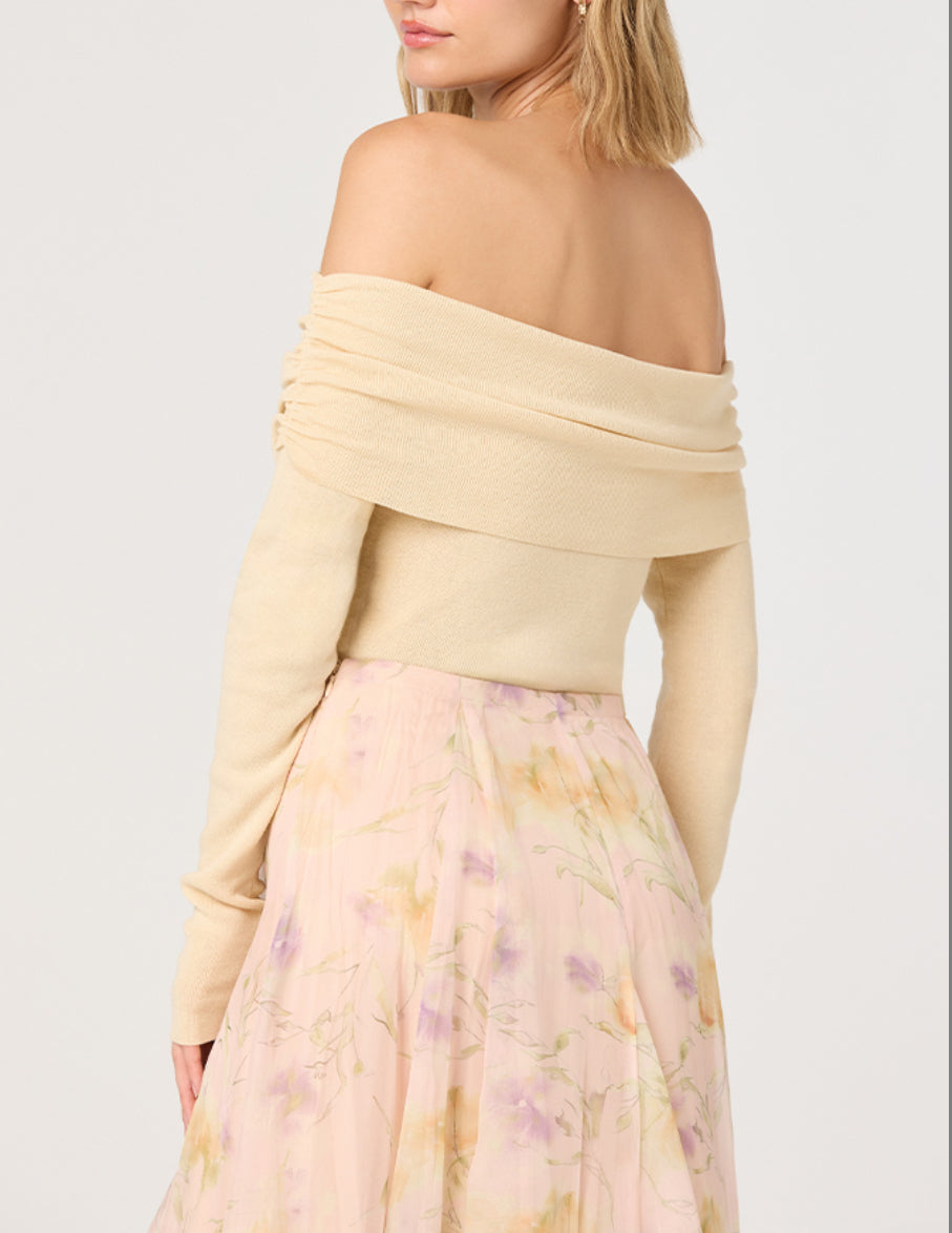 ASTR Kylin Sweater in Buttercream