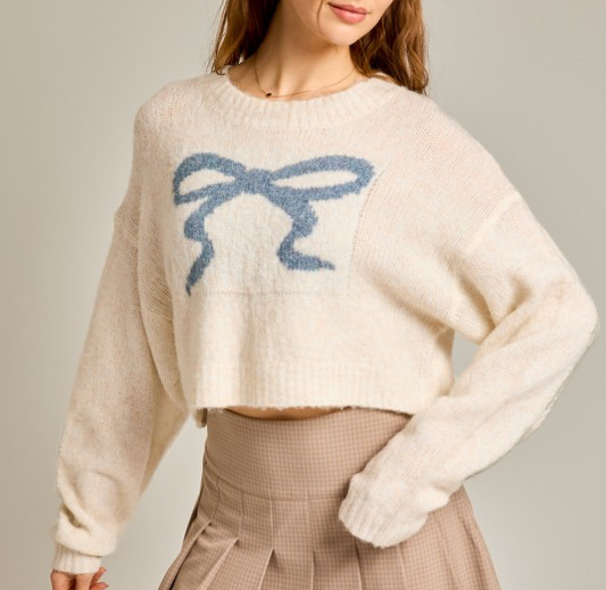 Duffy Bow Sweater