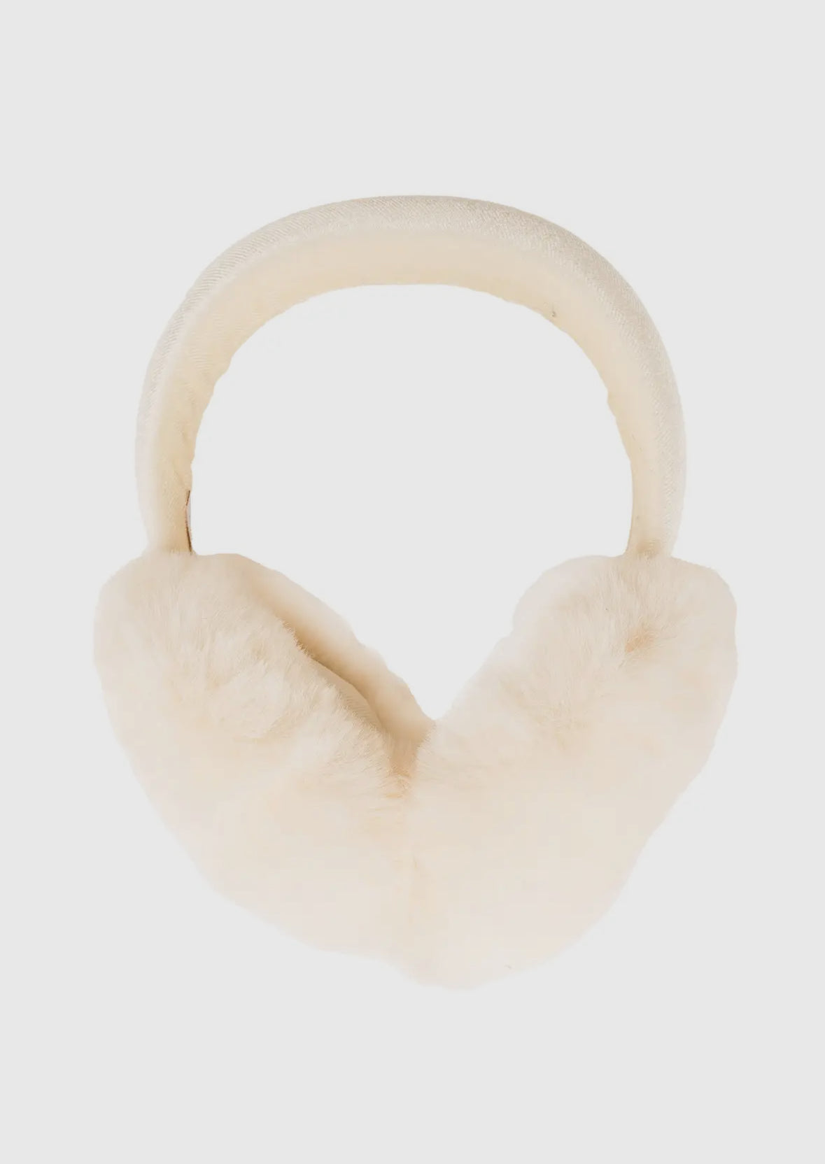Chloe Velvet Earmuff in Cream