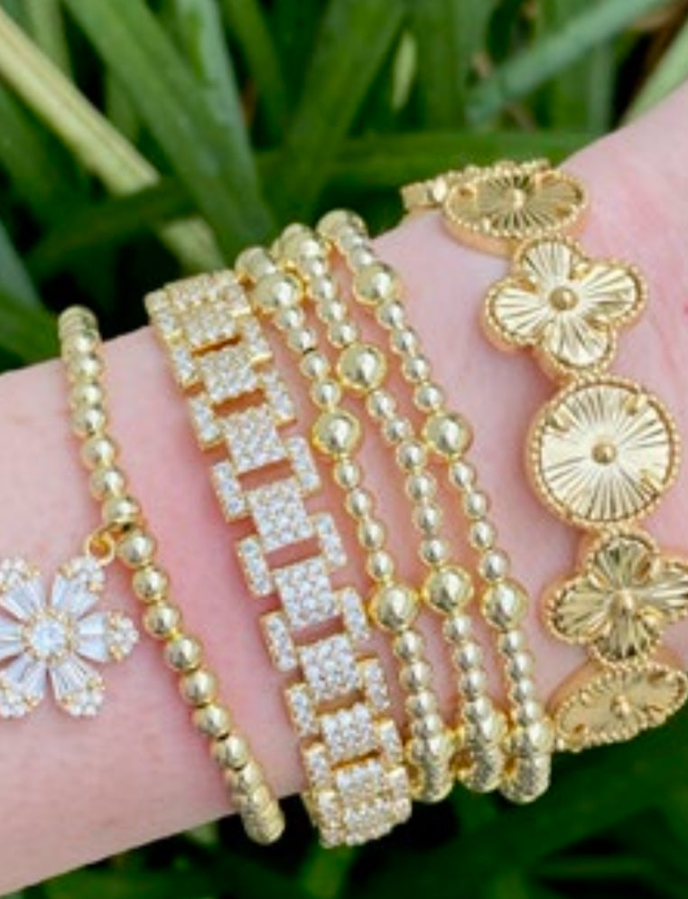 Gemelli Triple Mix Bracelet Stack