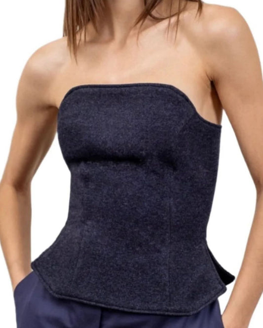 Moon River Strapless Top