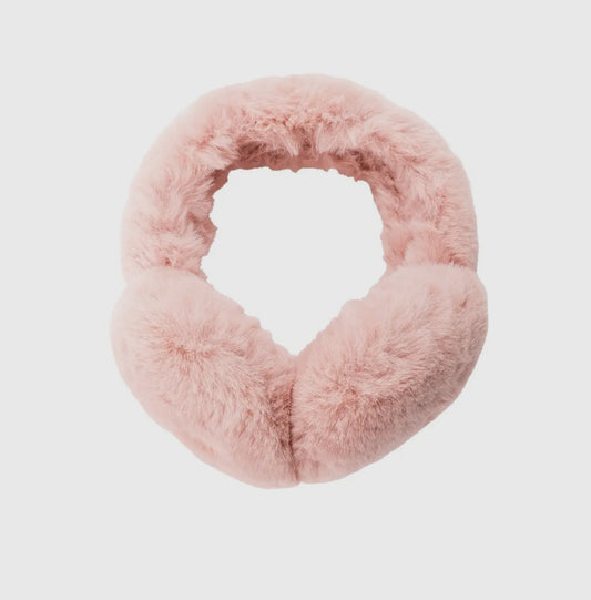 Aspen Fur Earmuff in Blush
