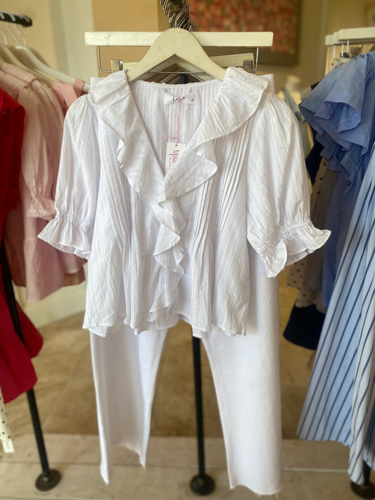 Marjorie Top in White