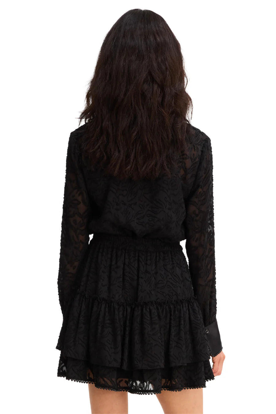 Allison New York Delilah Mini Skirt in Black