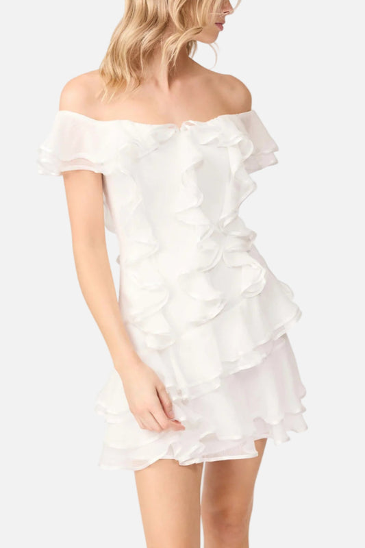 Elliatt Melissa Mini Dress in White