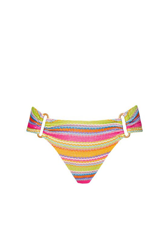 PQ Swim Detail Fanned Bottom in Rainbow