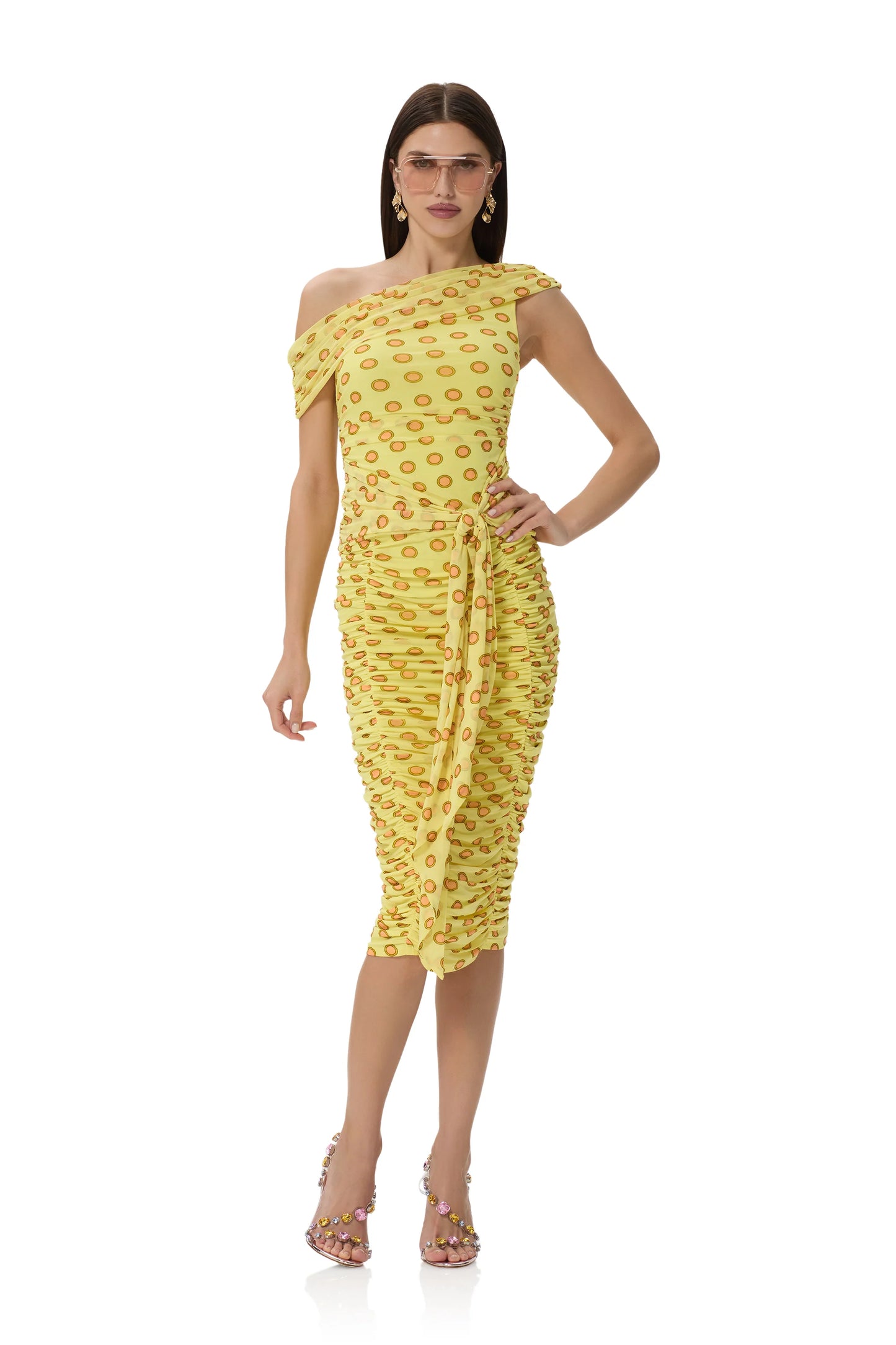 AFRM Sophie Top in Deco Dot