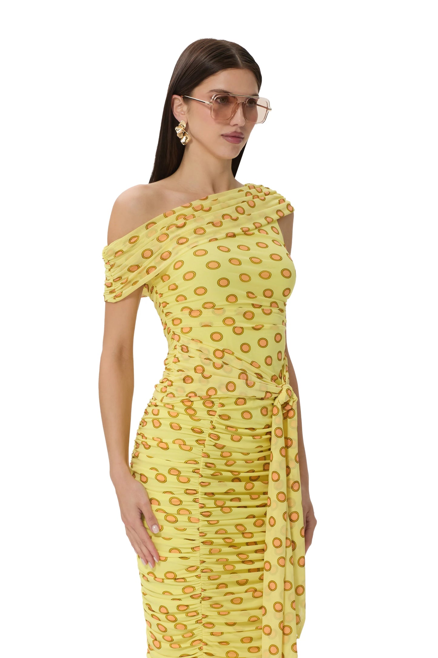AFRM Sophie Top in Deco Dot
