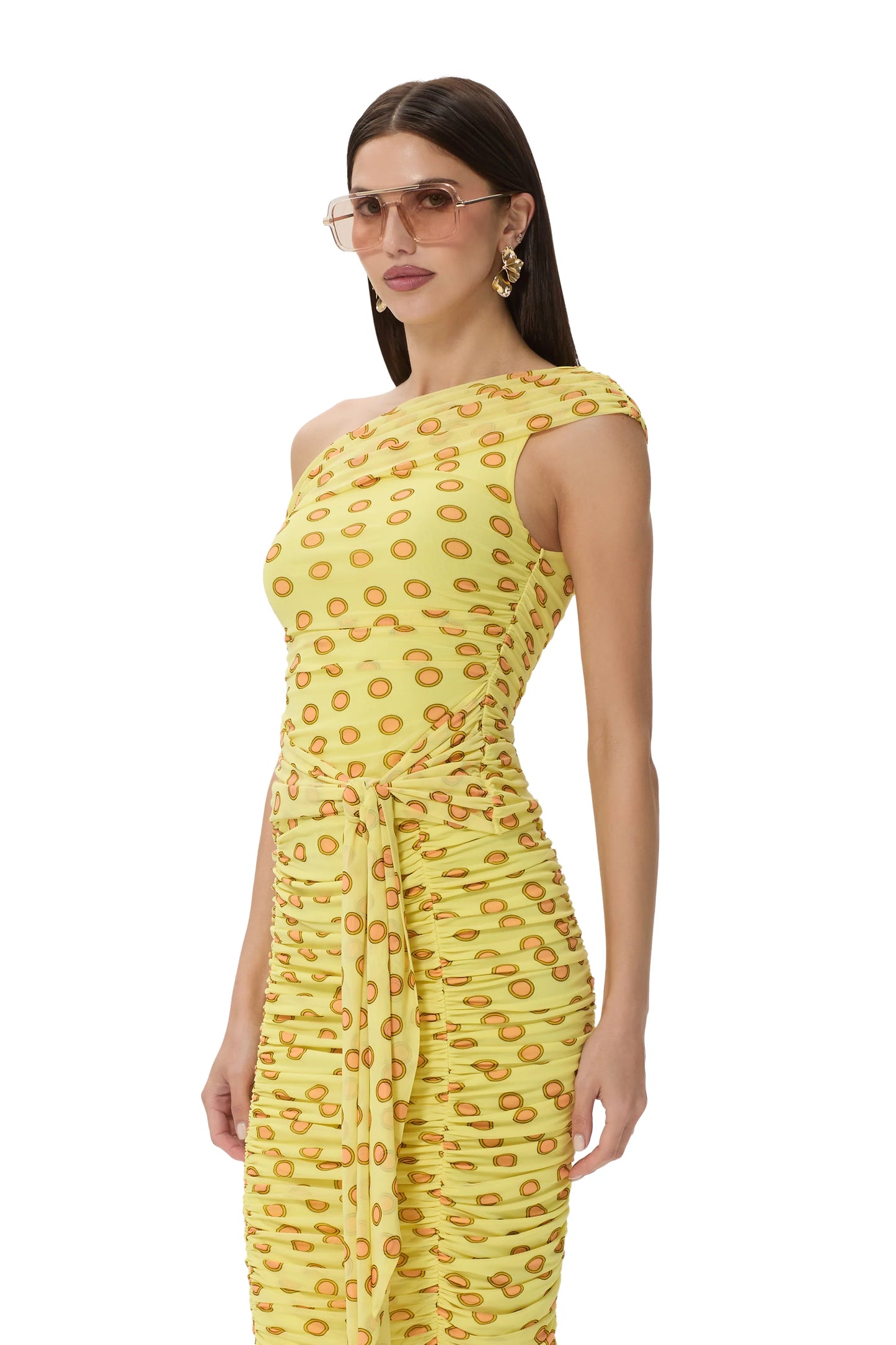 AFRM Sophie Top in Deco Dot
