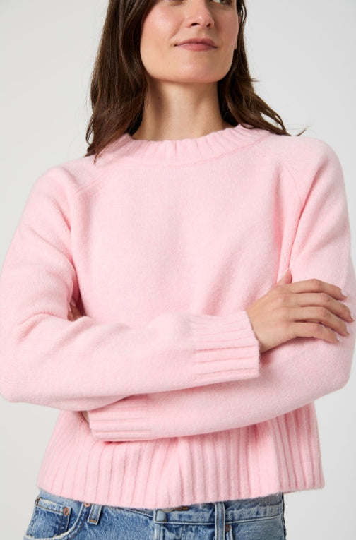 French Connection Suzie Crew Neck Jumper in Pink