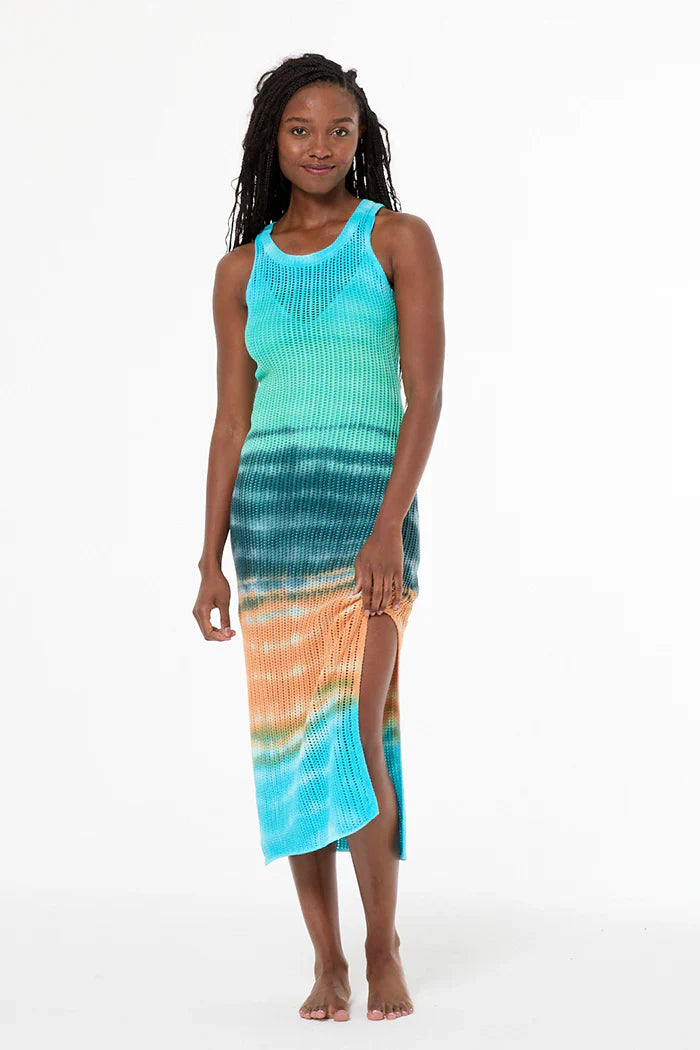 YFB Malea Crotchet Dress in Watercolor Wash