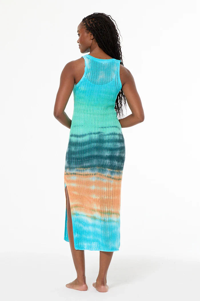 YFB Malea Crotchet Dress in Watercolor Wash