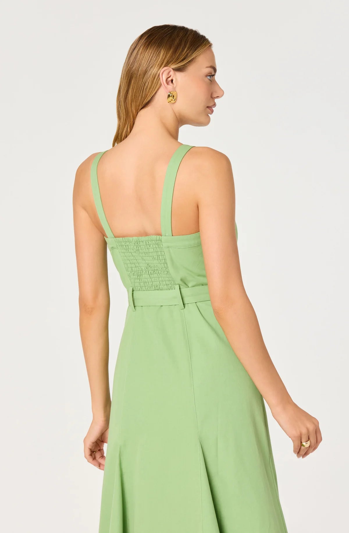 ASTR McKinley Dress in Avocado