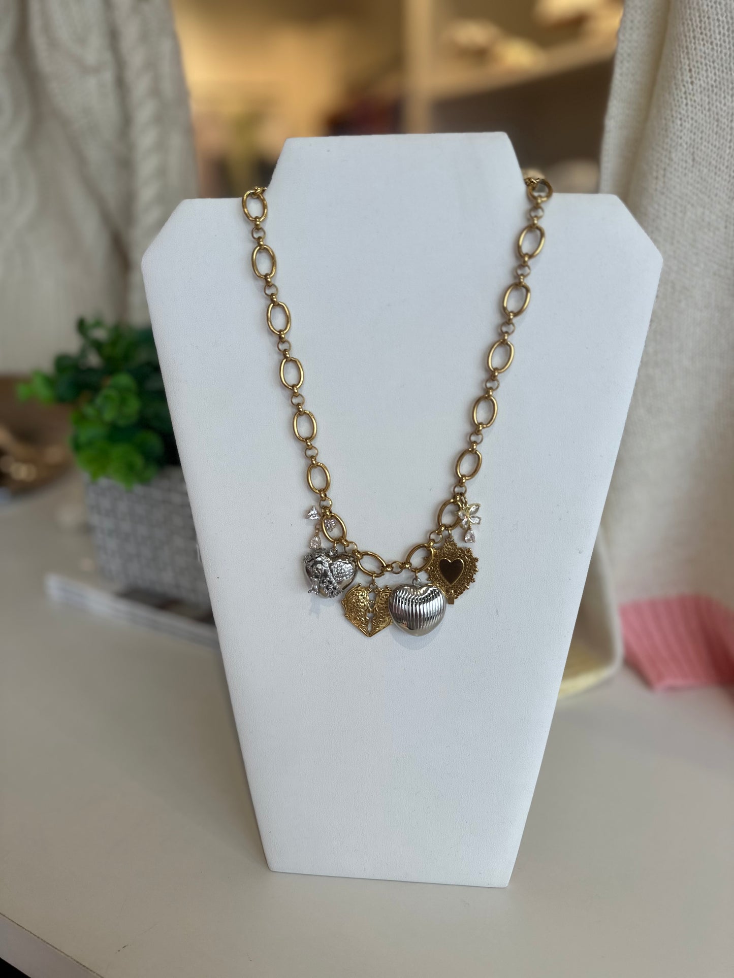 Gina Carmen Big Charm Necklace