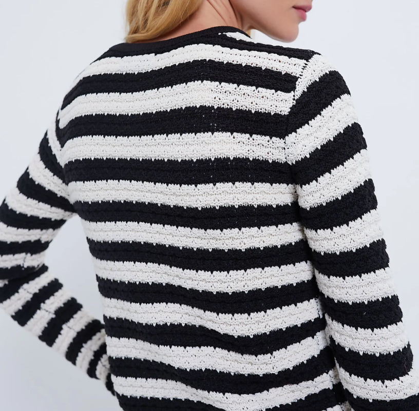 Moon River Stripe Cardigan