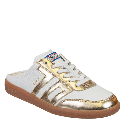 Back 70 Easter Sneaker in Metallic Gold