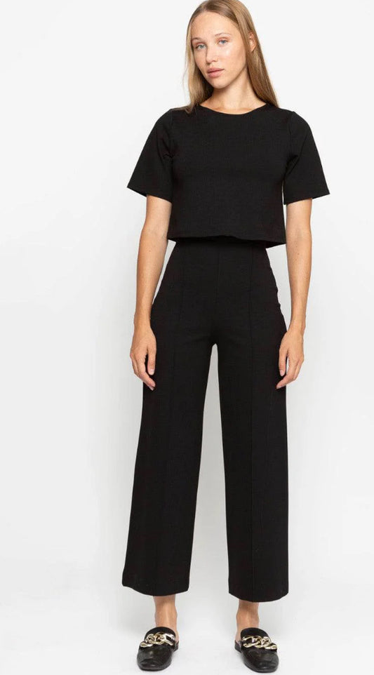 Ripley Rader Ponte Knit Straight Leg Cropped Pant