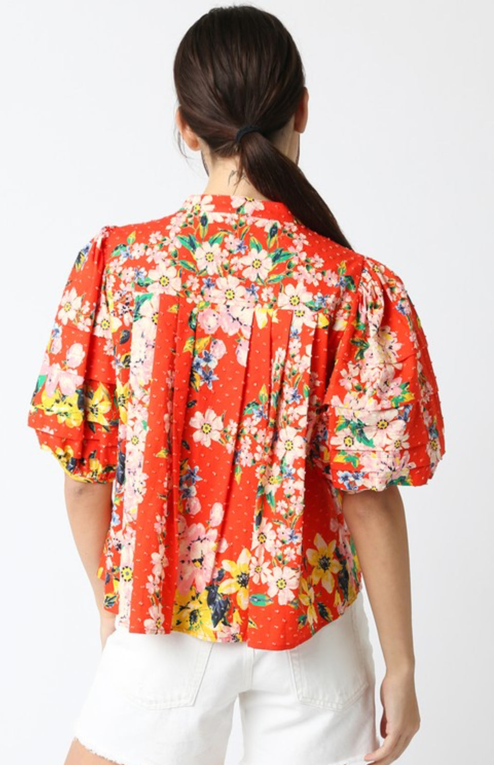 Sophie Floral Short Sleeve Top