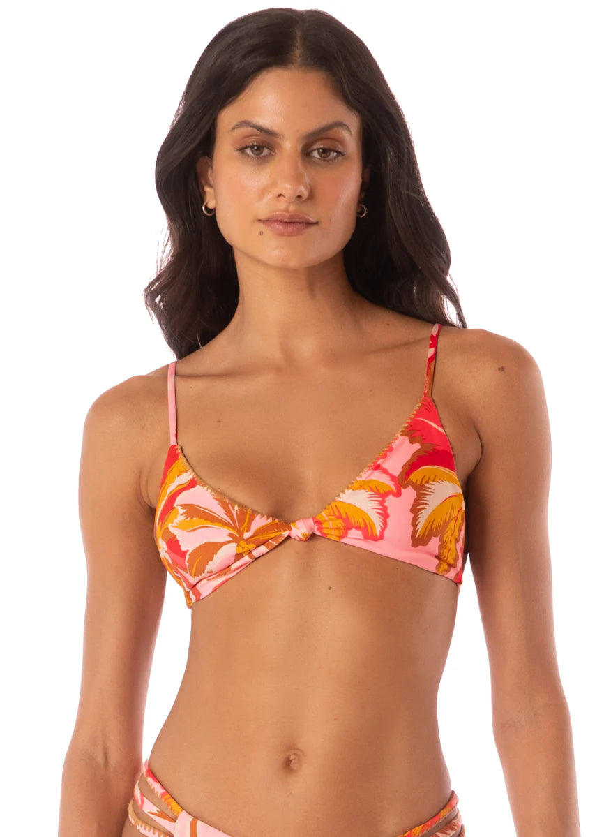 Maaji Pink Palms Sahara Bikini Top