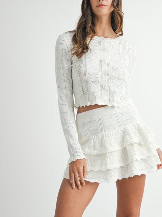 Beaufort Pointelle Knit Set