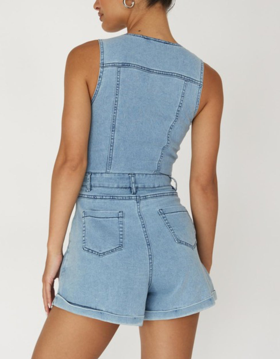 Maroney Denim Romper