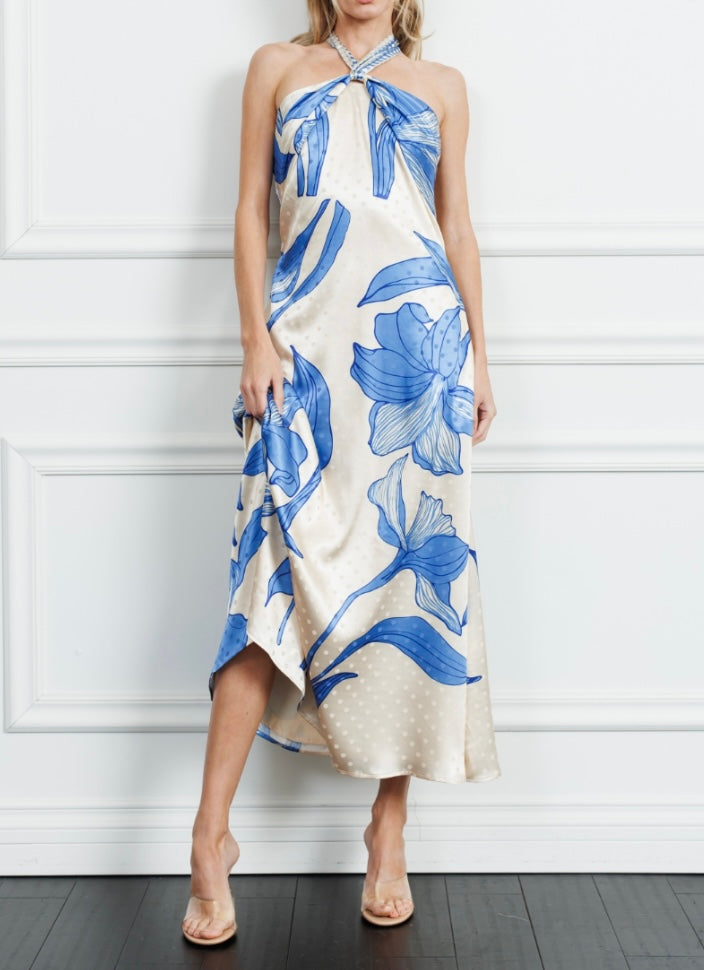 Ciebon Runie Floral Print Maxi Dress