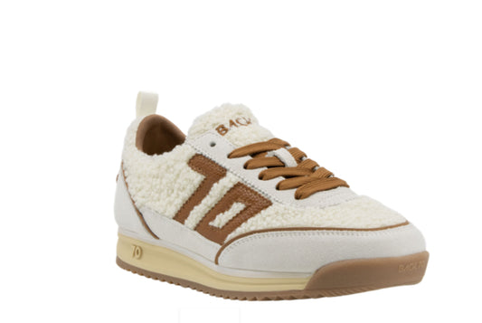 Back 70 Jogger FT Sneaker in Milk Ice Cuoio