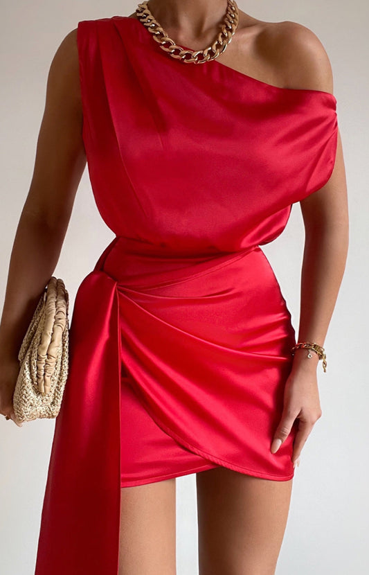 PREORDER Charisma Mini Dress in Red