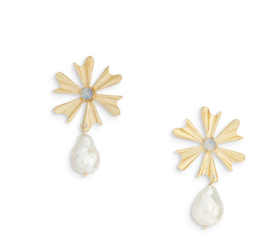 Ever Alice Amelia Earrings in Moonstone