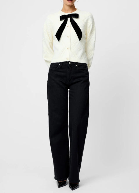 French Connection Kitty Bobble Contrast Cardi