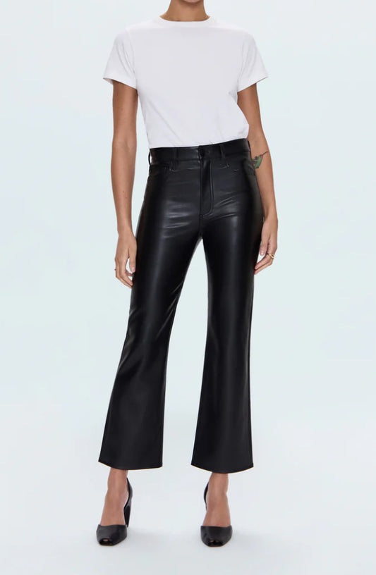 Pistola Ally High Rise Ankle Boot Pant in Onyx