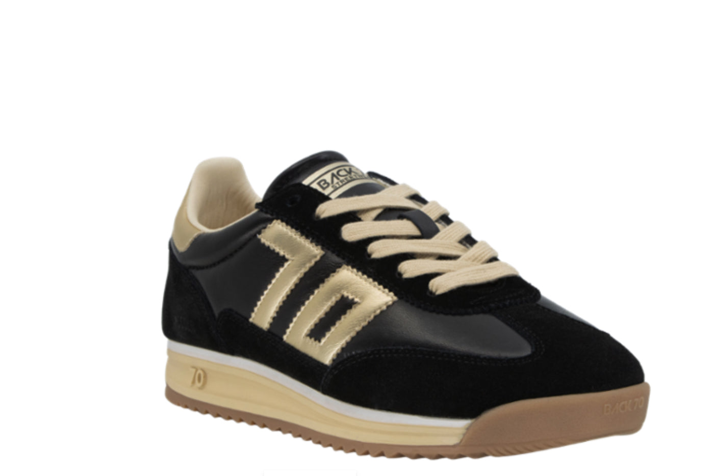 Back 70 Jogger N in Black Gold