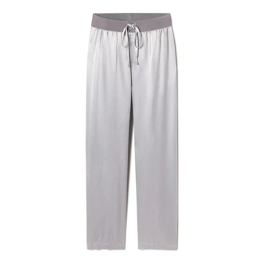 PJ Harlow Jolie Satin Pant in Dark Silver