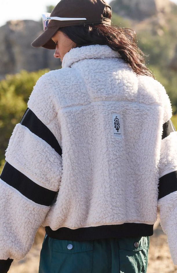 FP Movement Far Out Fleece in Ivory Sherpa